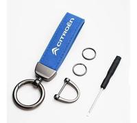 LGFDC Portachiavi per Auto per Citroen C4 C-Quatre 2009-2012, Car Key Chain Clip Keychain con Anello Chiavi Auto Anello Key FOB Accessori per Auto,Blue