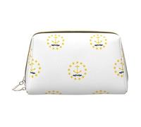 LGHDFYO Borsa da viaggio per articoli da toeletta con bandiera del Rhode Island, organizer portatile per cosmetici da donna, in movimento, Bianco, One Size