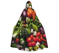 LGHDFYO Introduction Of Vegetables - Capo unisex con cappuccio per Halloween - Capo da esterno leggero per adulti