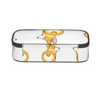 LGHHGY Astuccio con stampa di pesci che nuotano, organizer multiuso per penne, astuccio portatile per scuola, ufficio e viaggio, Carino culo Corgi, Taglia unica, Zaino per la scuola
