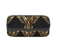 LGHHGY Astuccio portamatite con stampa di teschio di zucchero, organizer multiuso per penne, astuccio portatile per scuola, ufficio e viaggi, Phoenix, Taglia unica, Zaino per la scuola