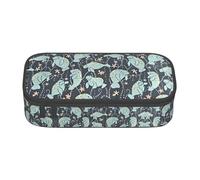 LGHHGY Astuccio portamatite con stampa pinguino, organizer multiuso per penne, astuccio portatile per scuola, ufficio e viaggio, Animali del manatee, Taglia unica, Zaino per la scuola