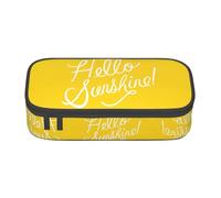 LGHHGY Astuccio portamatite con stampa selvaggia di caccia - Organizer multiuso per penne, astuccio portatile per scuola, ufficio e viaggio, Buon Ciao Sunshine, Taglia unica, Zaino per la scuola