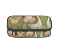 LGHHGY Astuccio portamatite con stampa selvaggia di caccia - Organizer multiuso per penne, astuccio portatile per scuola, ufficio e viaggio, Simpatico porcellino d'India., Taglia unica, Zaino per la