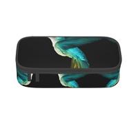 LGHHGY Astuccio portamatite con stampa selvaggia di caccia - Organizer multiuso per penne, astuccio portatile per scuola, ufficio e viaggio, Simpatico colibrì, Taglia unica, Zaino per la scuola