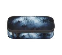 LGHHGY Astuccio portamatite con stampa selvaggia di caccia - Organizer multiuso per penne, astuccio portatile per scuola, ufficio e viaggio, Halloween felice gotico, Taglia unica, Zaino per la scuola