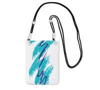 LGHHGY Borsa a tracolla nera - Borsa per cellulare con stampa design 90's Cup perfetta per pendolarismo, shopping e attività all'aperto, Nero , Taglia unica