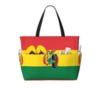 LGHHGY Borsa da viaggio con stampa bandiera del Camerun di grande capacità, leggera e resistente, perfetta per le vacanze e l'uso quotidiano, Bandiera della Bolivia, Taglia unica