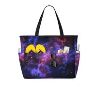 LGHHGY Borsa da viaggio da spiaggia con stampa floreale giapponese di grande capacità, leggera e resistente, perfetta per le vacanze e l'uso quotidiano, Universo Galaxy Star Space, Taglia unica