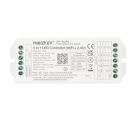 LGIDTECH PW5 Miboxer 5 in 1 Controller per strisce LED ad alta potenza con uscita massima 20 A, controllo APP Tuya direttamente, compatibile con Alexa Google Home Voice Control