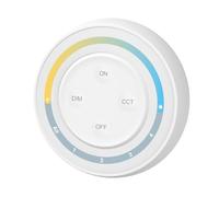 LGIDTECH S1W+ CCT 4-Zone Sunrise Remote Controller, compatibile con Single Color & Dual White Series LED Lamp FUT017 FUT019,Strip Controller FUT035 FUT036