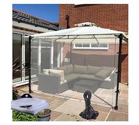 LGJEGD Tende for Esterni in plexiglass, Tende for Gazebo con Occhielli e Corda Elastica, Pannello Trasparente in telone Impermeabile (Color : Clear, Size : 4.59x9.84'/1.4x3m)