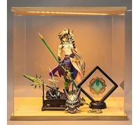 LGJFDL 24 cm/9,44 pollici Genshin Impact xiao Vigilant Yaksha PVC Gioco da collezione Action Figure Personaggio Modello Anime Giocattoli