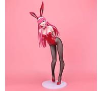 LGJFDL DARLING en el FRANXX Zero Two Bunny Ver. Figura de acción 1/4/figura de anime/modello di personaje pintado/modello di juguete/PVC/artículo de colección de anime 43 cm/16,9 pulgadas