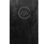 LGN Notes: Minimalist notebook with white pages and elegant design for studying, working, ideas, organization, and daily notes.