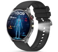 Lgnitek 2026 Nuovo Smartwatch con ECG+PPG/BMI/Pressione Sanguigna/Lipidi/Sonno/SpO2/Temperatura/Cardiofrequenzimetro,1,43" 2.5D Sferico Display Orologio Con Bluetooth/Pulsante SOS,IP68 iOS Android