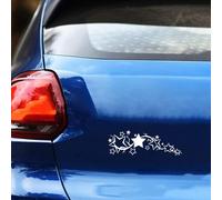 LGPBHSH 1 Paio Adesivi per Auto a Forma di Stella, Compatibile con Nissan Cefiro Fuga Cima N7 Skyline, Impermeabili Decorazione per Auto Accessori,White