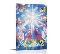 LGQSCWZP Poster su tela a tema anime Grand Blue, decorazione artistica da parete per camera da letto, 30 x 45 cm, con cornice