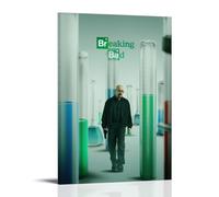 LGQSCWZP Poster su tela di Breaking Bad con film famoso e splendida serie TV, decorazione artistica da parete per camera da letto, 30 x 45 cm, con cornice