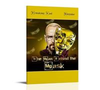 LGQSCWZP Poster su tela di Breaking Bad con film famoso e splendida serie TV, decorazione artistica da parete per camera da letto, poster 40 x 60 cm, con cornice