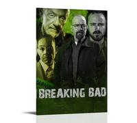 LGQSCWZP Poster su tela di Breaking Bad con film famoso e splendida serie TV, decorazione artistica da parete per camera da letto, 30 x 45 cm, con cornice