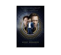 LGQSCWZP Poster su tela, motivo: The Night Manager, film famoso e splendida serie TV, decorazione artistica da parete per camera da letto, 20 x 30 cm, senza cornice