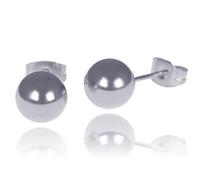 LGT Jewels Orecchini a perno Argento Sfera 6 mm