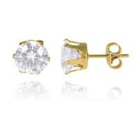 LGT Jewels Orecchini a perno Gold Edition rotondo-6 mm