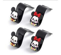 Lgtcjzfw 20 Ganci per poggiatesta del Sedile Auto del Fumetto, per Hang Bag Borsa di plastica Multifunzionale Heavy Duty Storage Hooks,Mix And Match (Mitch10 And Minnie10)