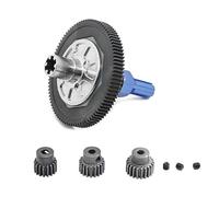LGuenrot 1 Set 91T Frizione Pantofola Ingranaggi cilindrici 21T 19T 17T Set di Ingranaggi Compatibile con i Kit Arr-ma 1/10 Senton Granite Big Rock Vorteks Typhon 4X4 Rosso(Blue)