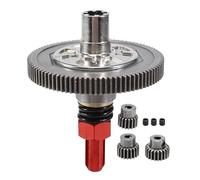 LGuenrot 1 Set 91T Frizione Pantofola Ingranaggi cilindrici 21T 19T 17T Set di Ingranaggi Compatibile con i Kit Arr-ma 1/10 Senton Granite Big Rock Vorteks Typhon 4X4 Rosso(Red)