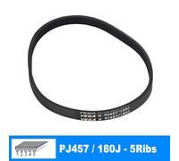 LGuenrot Cinghia trapezoidale Vega PJ457 180J 3/4/5/6 nervature for Cinghia Motore Modello RC Fai da Te(1Piece 5Ribs)