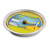 lgv Confezione 10x Candela CITRONELLA in Alluminio Diametro 14cm ANTIZANZARE