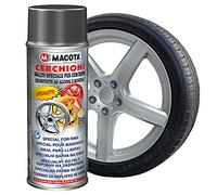 lgvelettronicasrl VERNICE bianco metallizzato RUOTE SPRAY MACOTA SMALTO SPECIALE PER CERCHIONI - cod. 05693