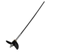 LGvzOCset Albero dell'elica di Ricambio con elica, Lunghezza 180 mm e Diametro 2,3 mm, Compatibile con Le Barche RC Volantex Racent V 797-3 Vector SR48 e 797-4 Vector S