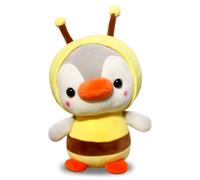 LGWJHCY 25CM Pinguino Giocattolo Peluche, Pinguino Peluche in Simpatico Ape Costume Morbido Pinguino Peluche Piccolo Animale Cuscino per Regalo di Forniture di Compleanno per Bambini