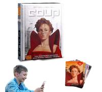 LGWJHCY Coup Reform Card Game, Party Game, Game from The World of The Resistance 2-6 Players Ages 14+ Years, 15 Minutes Playing Time, Party Game for Kids and Adults