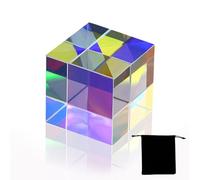 LGWJHCY Mini cubo K9 a prisma, in cristallo ottico, rifrattore a cubo per insegnare lo spettro della luce, fisica e fotografia fotografica, effetto arcobaleno