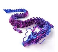 LGWJHCY Ornamento D'acquario Blu-Rosso Dragon, Decorazioni per Mini Acquari 3d, Giunti mobili Ornament Draghi, Ornamenti per le Vasche Pesce Drago per Accessori per Acquari per Ufficio.