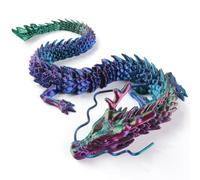 LGWJHCY Ornamento D'acquario Blu-Viola Dragon, Decorazioni per Mini Acquari 3d, Giunti mobili Ornament Draghi, Ornamenti per le Vasche Pesce Drago per Accessori per Acquari per Ufficio.