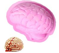 LGWJHCY Stampo in silicone per cervello, 8,5", in silicone, per Halloween, per budini, torte, cioccolato