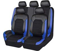 LGXYLF Auto Set Coprisedili per Mitsubishi Colt Z30 / Colt ClearTec 2004-2012, Pelle Traspirante Impermeabile Protezioni Sedile Accessori Auto,Black-Blue
