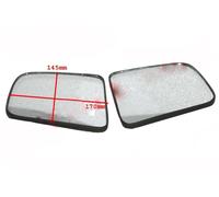 LH & Rh Orvm Convesso Ali Porta Piatto Bicchiere Specchio Con Base Piastra?