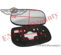LH & Rh Orvm Convesso Ing Porta Bicchiere Specchio Con Base Piastra? Corolla