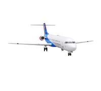 LH2242 Scala 1 200 per FK-100 Airlines OM-BYC Fonde sotto pressione Miniature da collezione Modello di aereo Giocattoli in metallo Playkit
