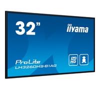 iiyama LFD 31,5 Lastra VA 24/7 1920x1080 16:9 3xHDMI 2xUSB 1xRJ45 (LAN) 500cd/m² Paesaggio/Porta 8ms MediaPlayer VESA 150x200 Supporto da parete Incluso / LH3260HS-B1AG
