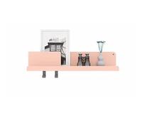Lh7sRc3kH mensola galleggiante rustica Mensole a muro con ganci, mensole sospese in metallo montate a parete(Pink,Middle)