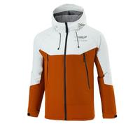 LHABCTRO Giacca impermeabile leggera A.s.t.o.n M.a ti.n, Cappuccio Coat Da Montagna, per la coats da uomo primavera e autunno, casual(Orange,S)