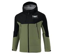 LHABCTRO Giacca impermeabile leggera A.s.t.o.n M.a ti.n, Cappuccio Coat Da Montagna, per la coats da uomo primavera e autunno, casual(Green,M)