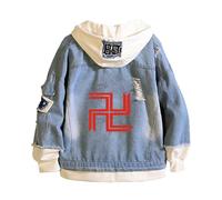 LHABCTRO Tokyo Reven-gers Felpa da Uomo, Felpa con Cappuccio Sport, Cappotto da Baseball Invernale, Felpe(Multicolor 3,L)